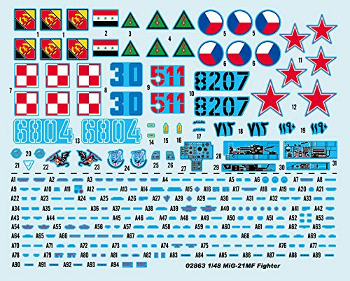 トランペッター 1/48 MiG-21MF プラモデル Amazon.com: Trumpeter 1/48 MiG-21MF Plastic Model : Arts, Crafts